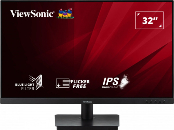 Viewsonic Monitor 31.5" VA3209-MH LED IPS FullHD - 75Hz - Respuesta 4ms - Angulo de Vision 178Âº - VGA - HDMI - Active Sync - Al
