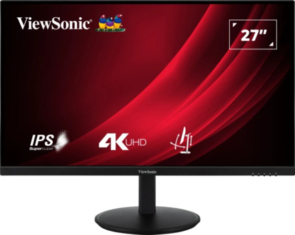ViewSonic VG2708-4K Monitor LED 27" IPS UHD 4K HDR - Respuesta 4ms - 16:9 - Ajustable de Inclinacion - HDMI, DisplayPort, Audio - Angulo de Vision 178Âº - VESA 100x100mm