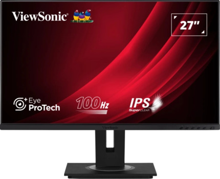 Viewsonic VG2748A-2 Monitor 27"  LED IPS FullHD - 16:9 -  Altavoces 4W - HDMI, VGA, USB - Ajustable en Altura, Giratorio e Inclinable - Color Negro