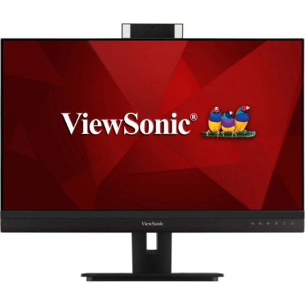 ViewSonic VG2756V-2K Monitor LED 27" IPS QHD 2K HDR - Respuesta 5ms - Altavoces 10W - Webcam - 16:9 - Ajustable en Altura, Giratorio e Inclinable - HDMI, DisplayPort, Audio, USB-C, RJ45 - Angulo de Vision 178Âº - VESA 100x100mm