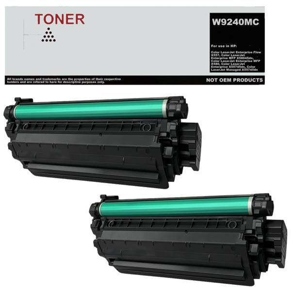 W9240MC pack 2 toner negro compatible con HP W9240MC