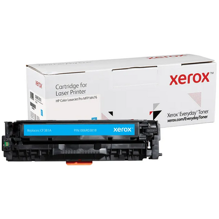Xerox Everyday 006R03818 HP CF381A toner cian generico - Reemplaza 312A