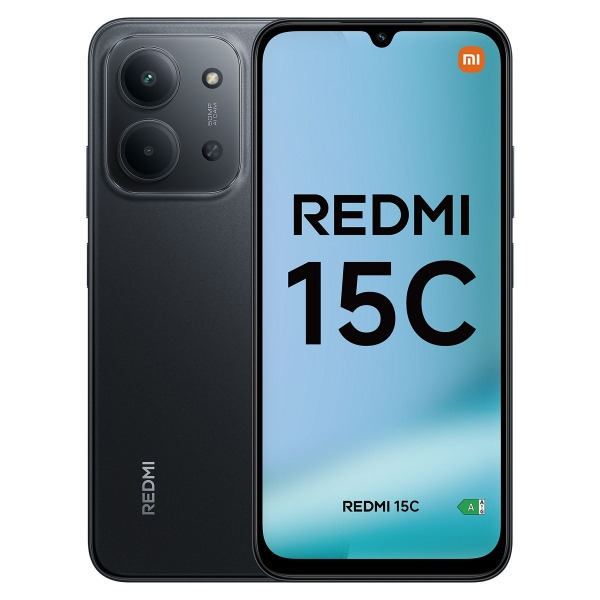Xiaomi Redmi 15C Smartphone Pantalla 6.9" - 4GB - 128GB - Camara Principal 50MP - Bateria 6000mAh - Color Negro