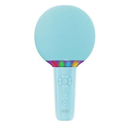 XO BE50 Microfono Inalambrico - Karaoke - 5W - Bluetooth 5.3 - Iluminacion LED - Autonomia MÃ¡xima 3h - Color Azul