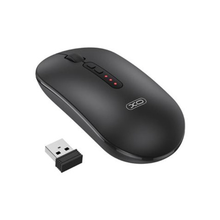 XO M13 Raton Inalambrico - Bluetooth y RF 2.4GHz - 1600DPI - Color Negro