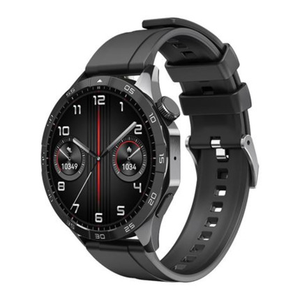 XO WATCH4 Reloj Smartwatch Pantalla Redonda 1.43" AMOLED - Llamadas BT - Multideporte - IP68 - Color Negro